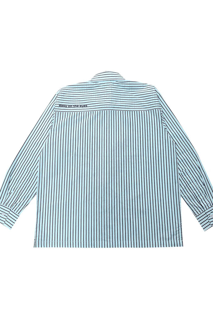 Sora Stripes Shirt Blue - Eotes
