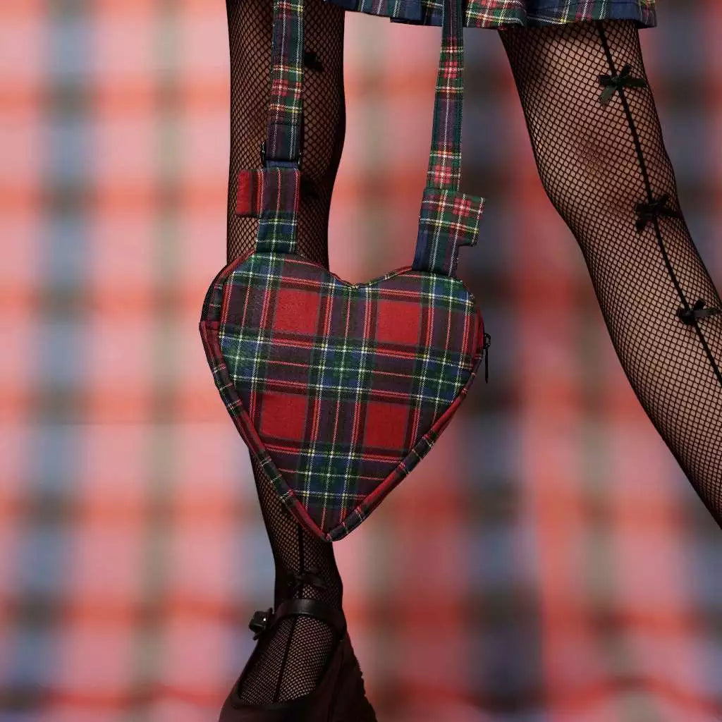 Plaid Playdate Love Bag - Liunic On Things
