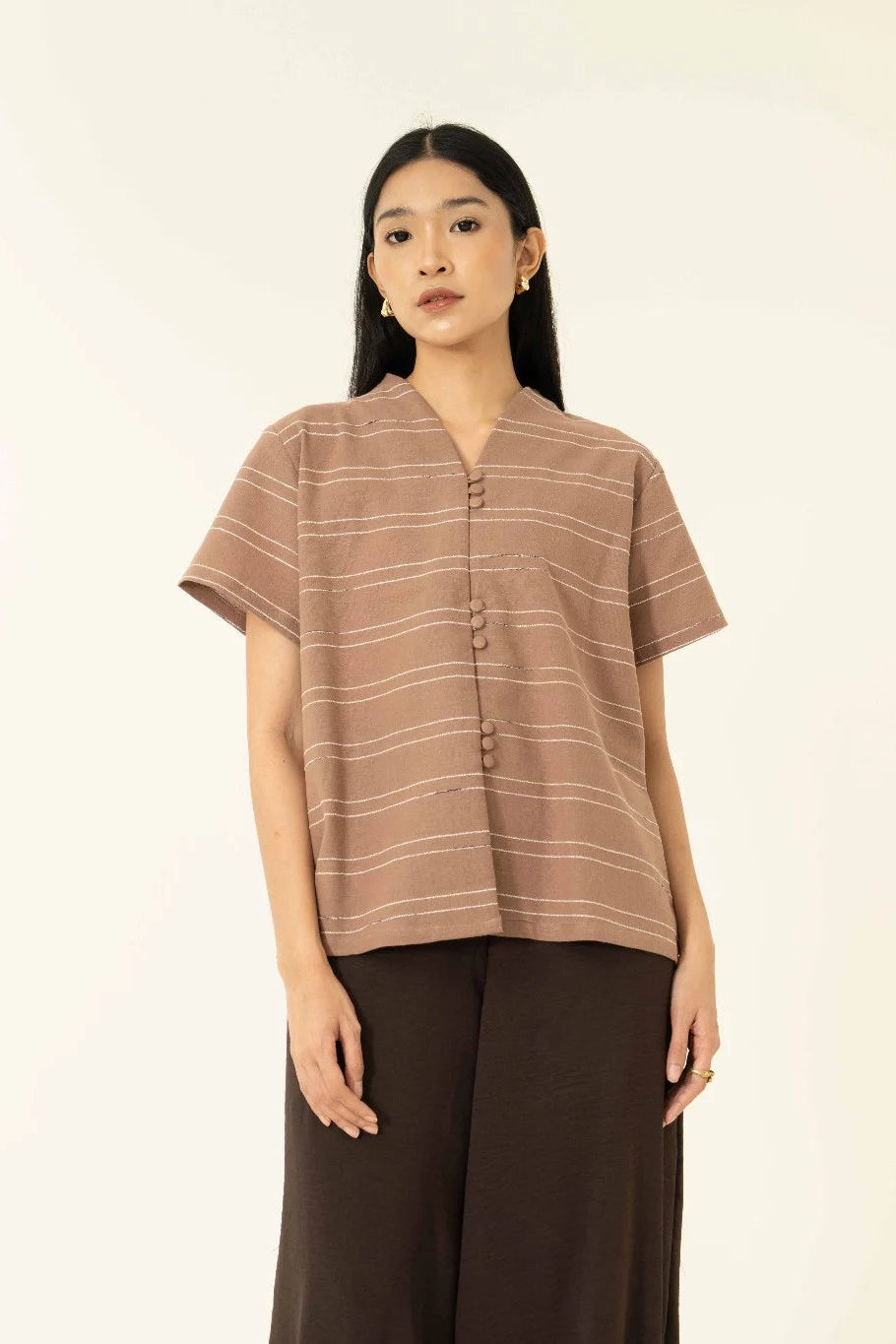 Seraphine Top Brown - Monday To Friday