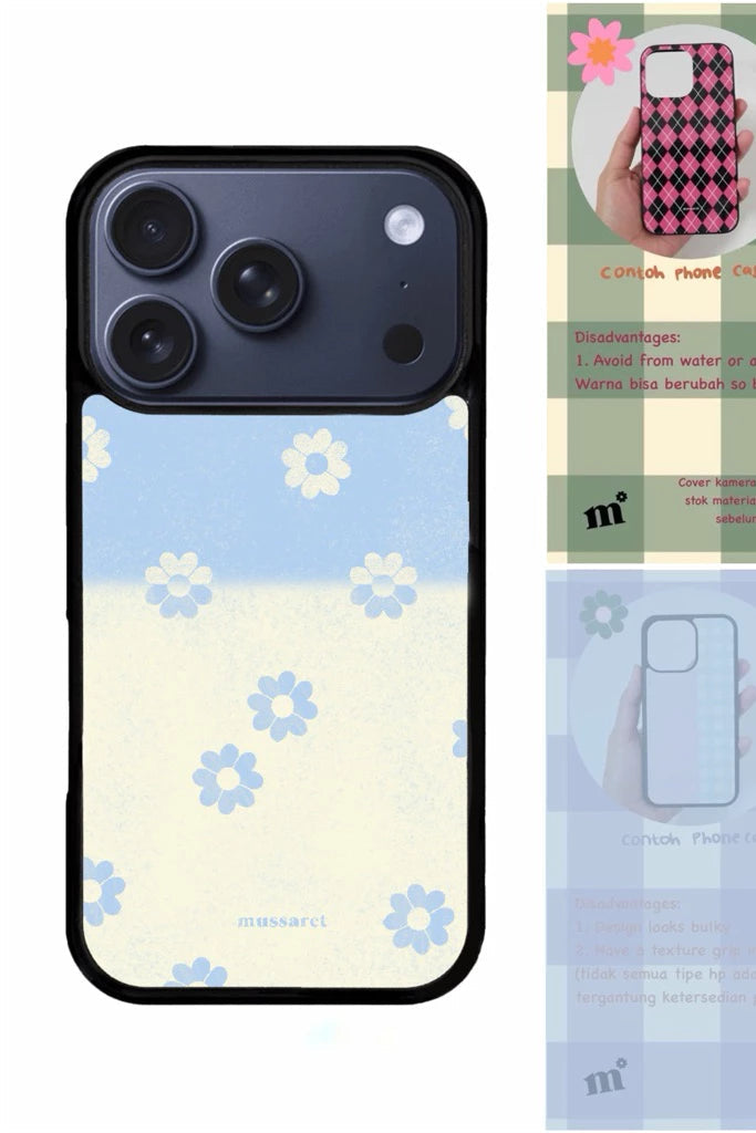 Petal Blue Breeze Phone Case - Mussaret