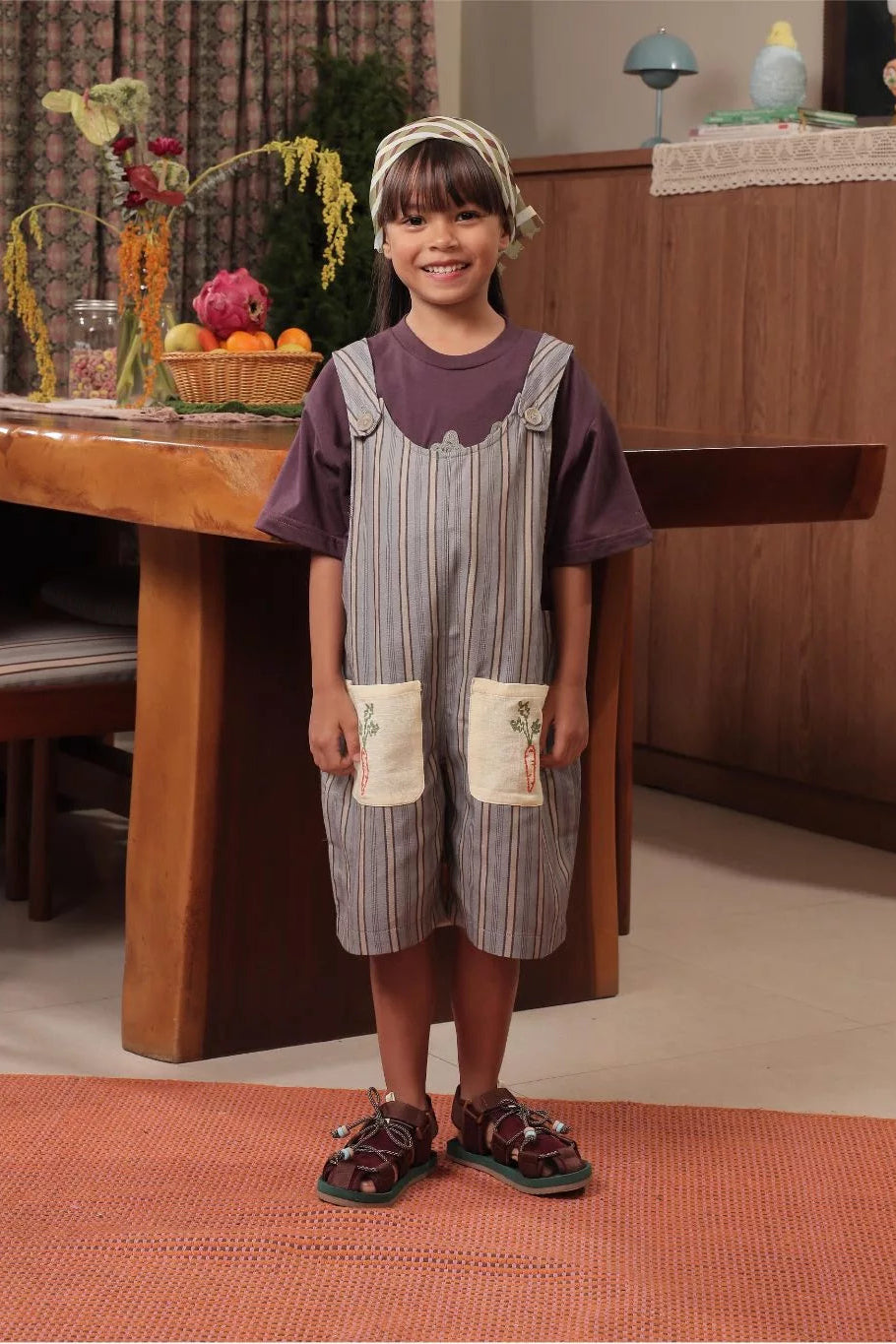 HGL Bambini - Sabine And Heem x Karrot - Ally Twill Overall Green - Karrot