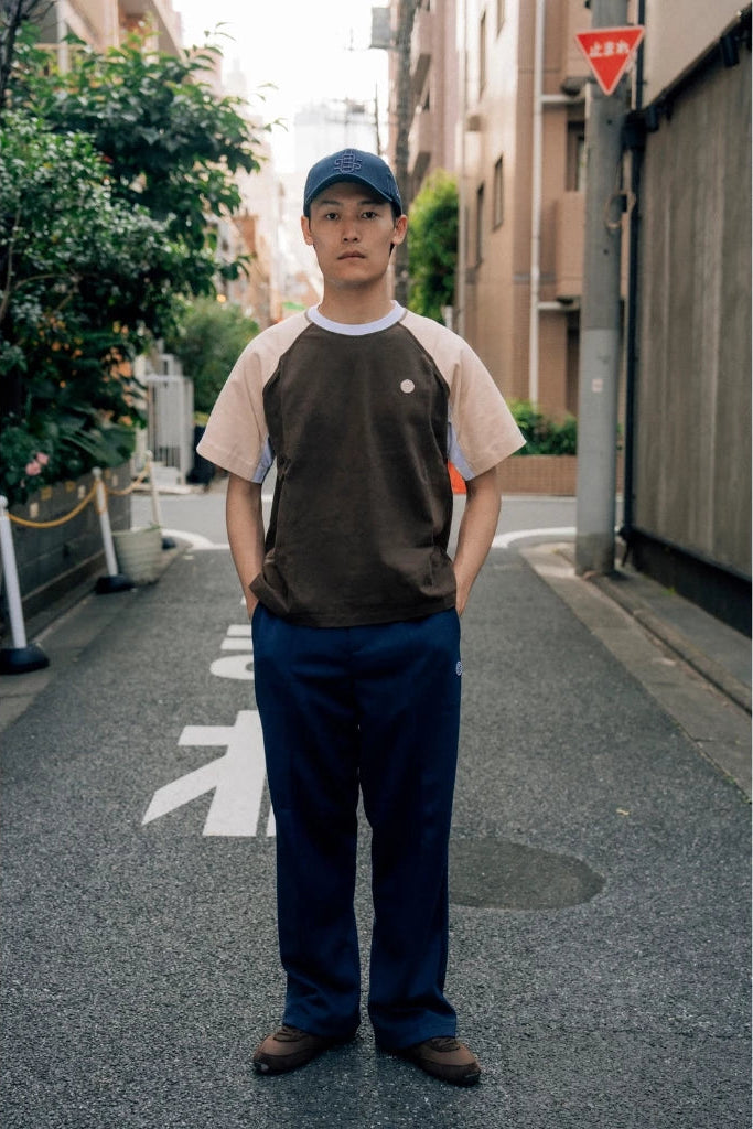 Oxford Society Mura raglan T Shirt In Brown - Oxford Society
