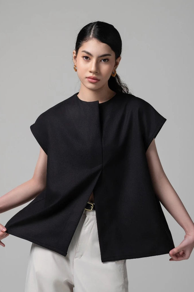 Nala Blouse Black - Kajuaruna