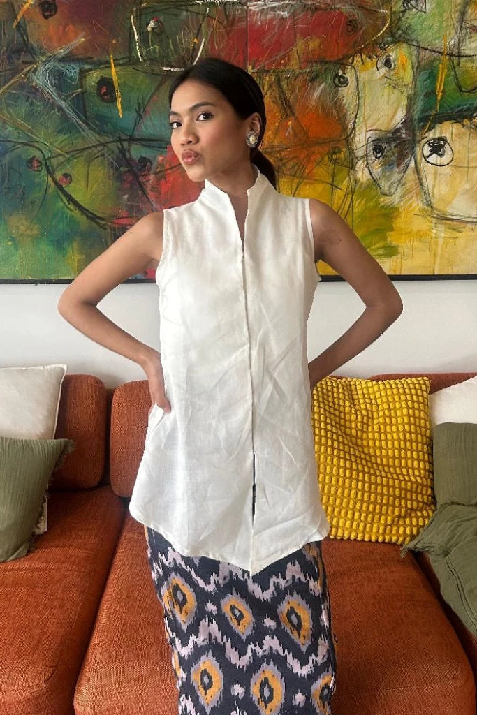 Lara Top Putih - Merona