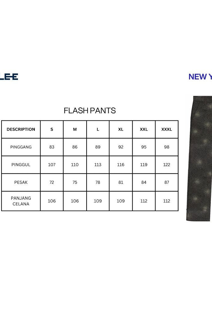 Flash Long Pants Black - Blee