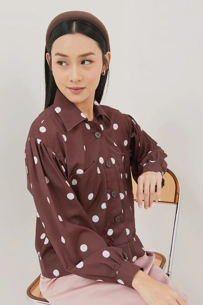 Annie Jacket Coffe - Vintage House