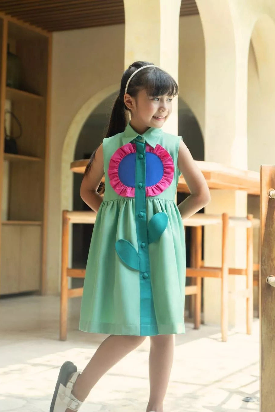 HGL Bambini - Sunflower Dress Tosca - Amber Kids