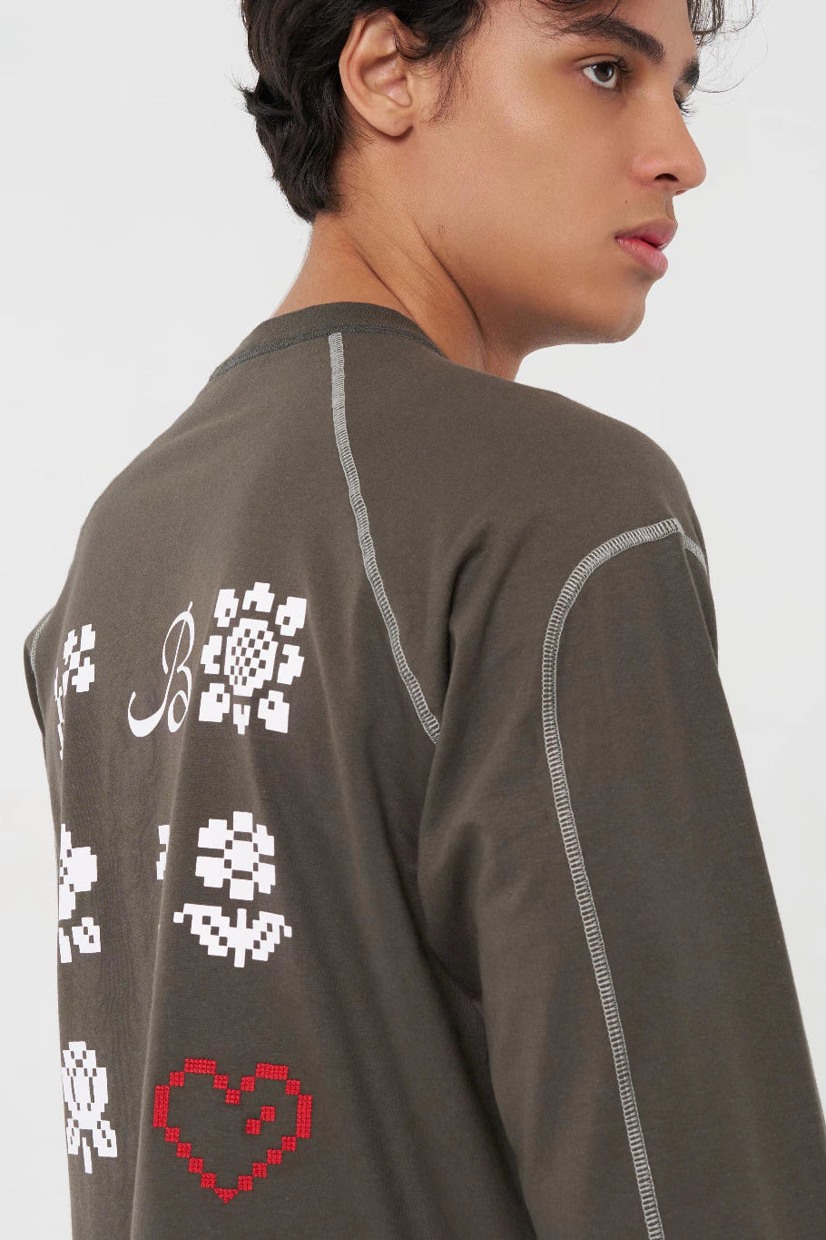 Ren Long Shirt Dark Grey - Blee
