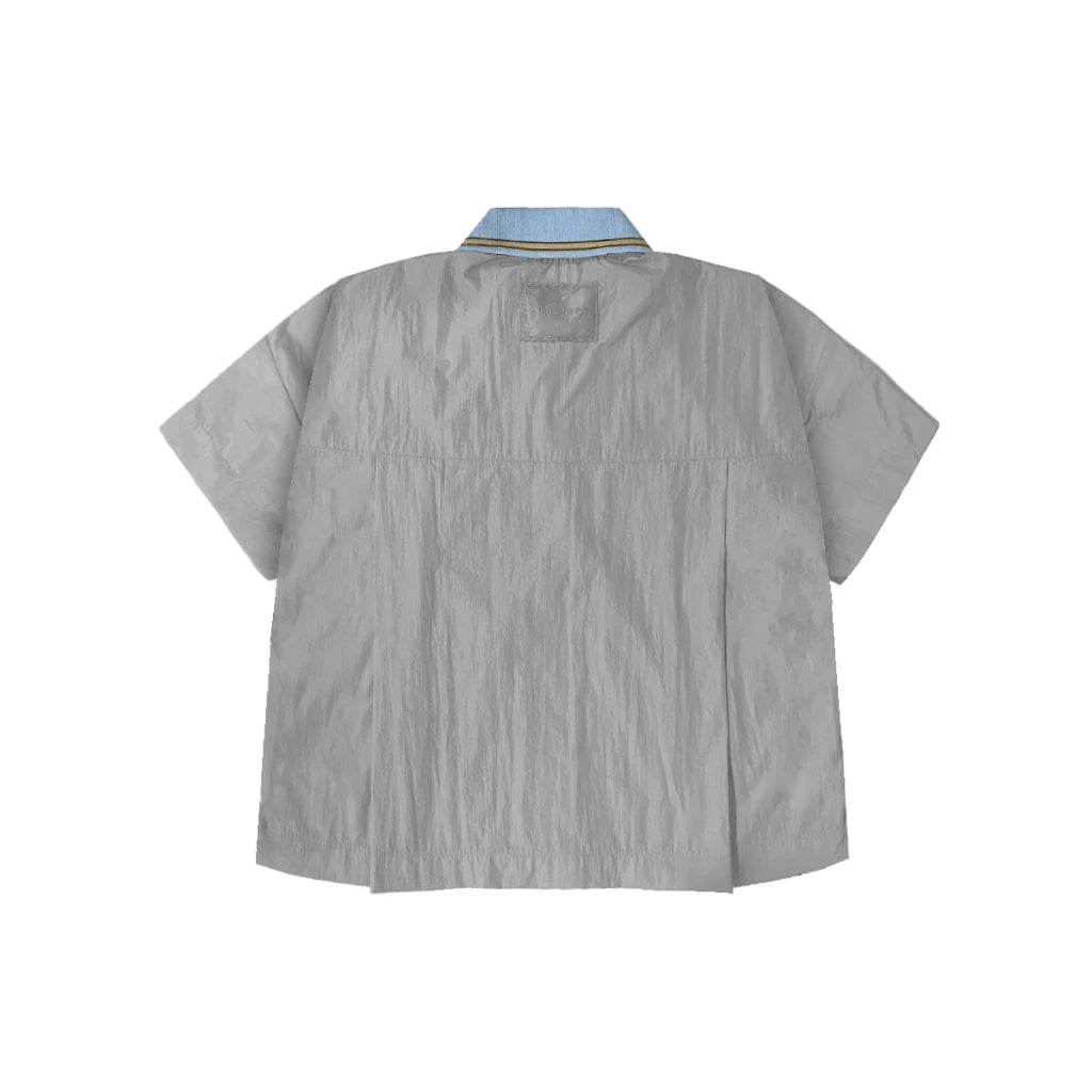 Cruze Double Collar Polo Shirt Gray - Hunting Fields