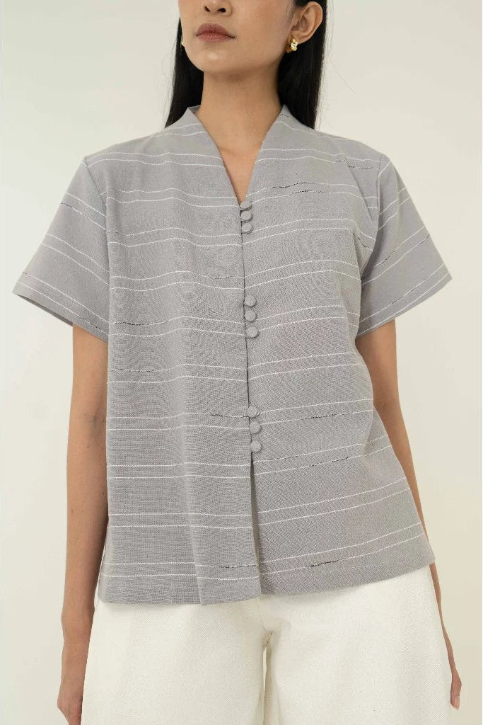 Seraphine Top Grey - Monday To Friday