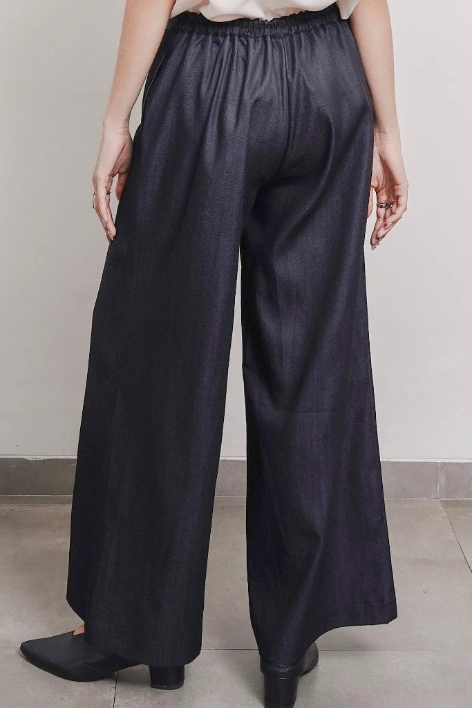 Maelle Button Pants Denim - Isoos Studios