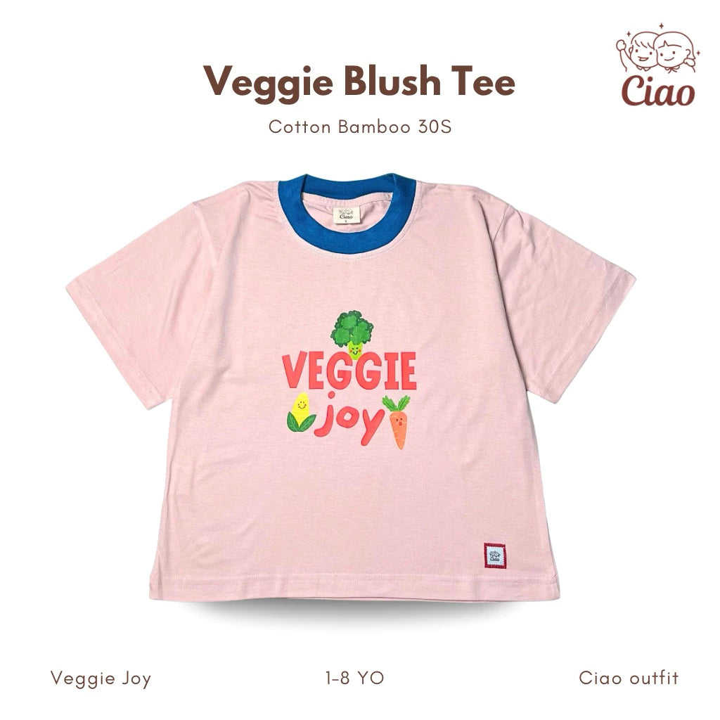HGL Bambini - Veggie Blush Tee Pink - Ciao