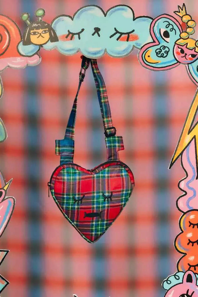Plaid Playdate Love Bag - Liunic On Things