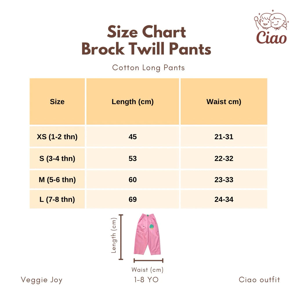 HGL Bambini - Ciao Brock Twill Pants Pink - Ciao