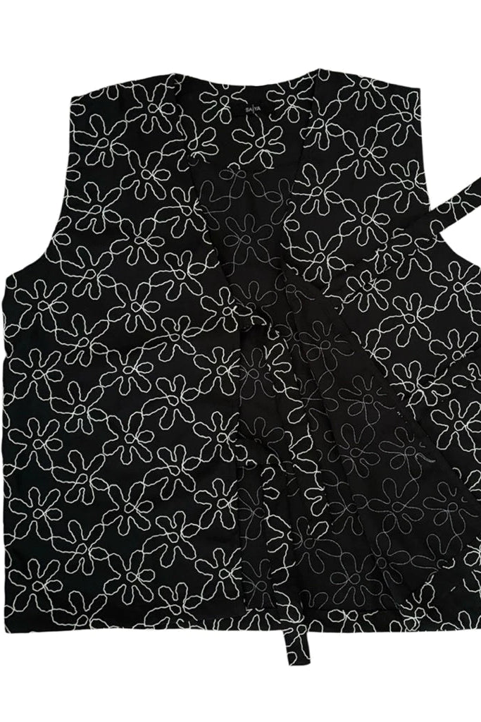 Fleur Vest Black - Saya Saya