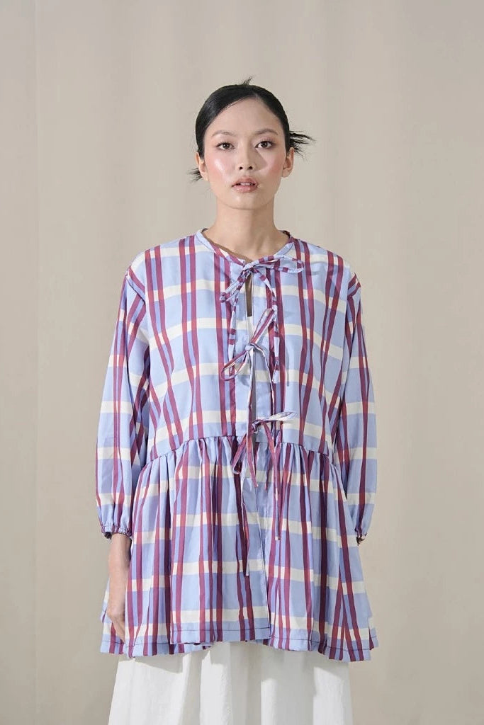 Lana Top Blue - Tuff Puff