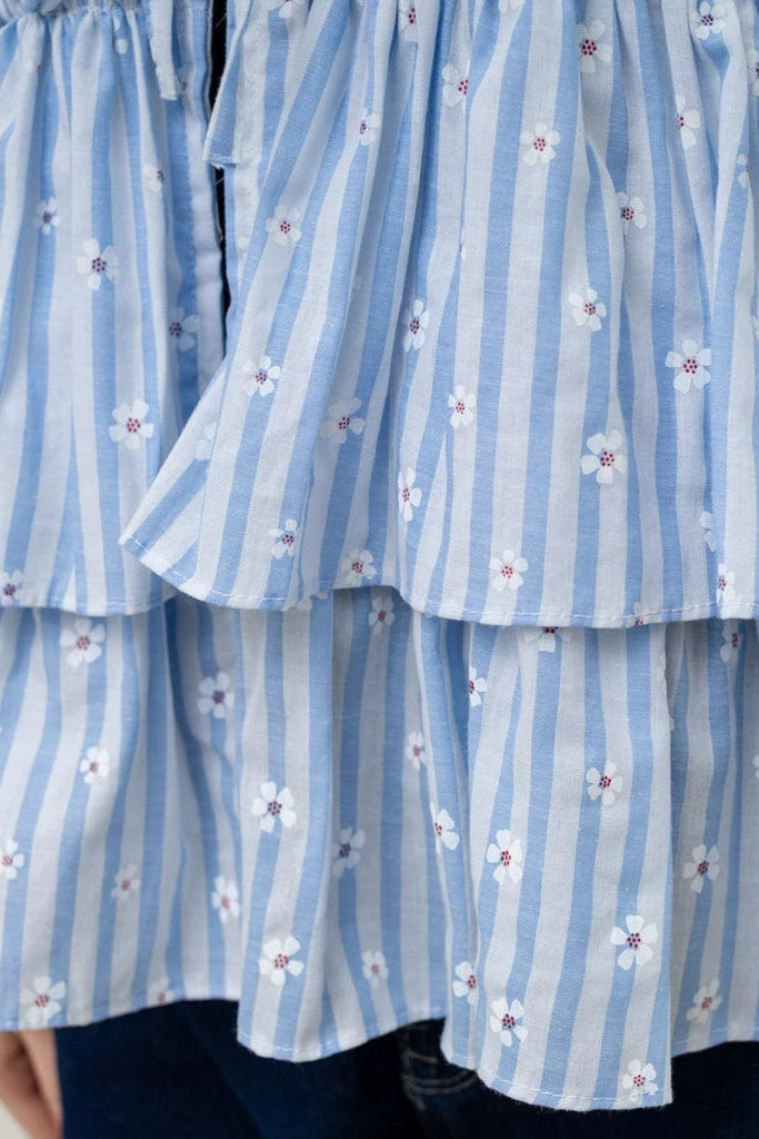 Marie Vest Light Blue - Saya Saya