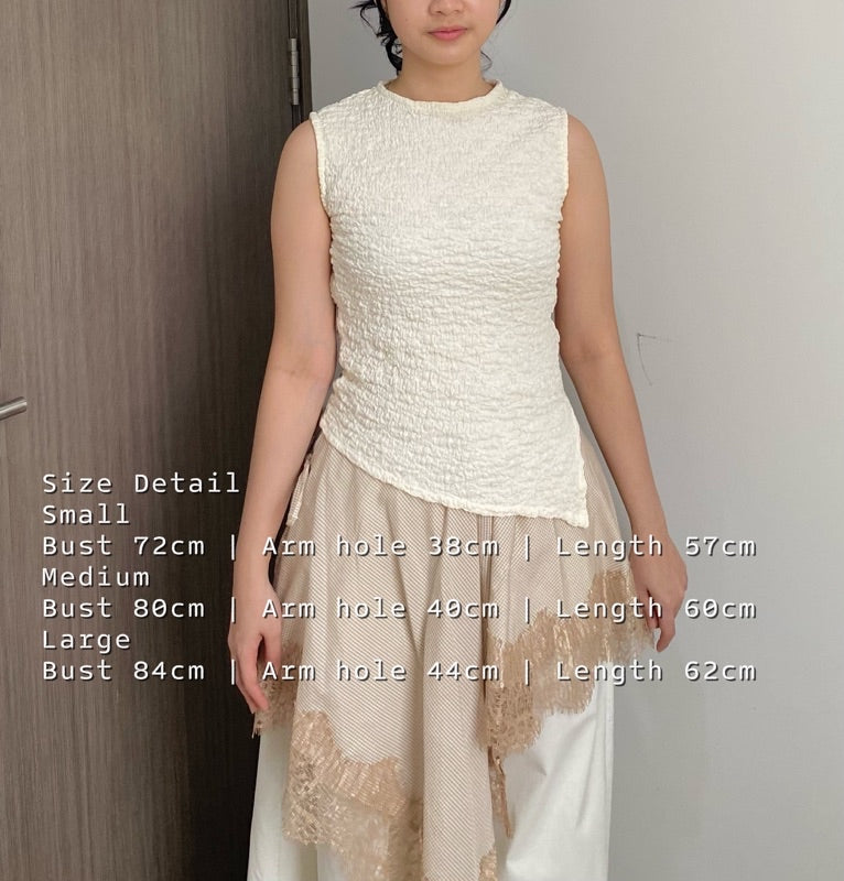 Liya Top Beige - Alexalexa