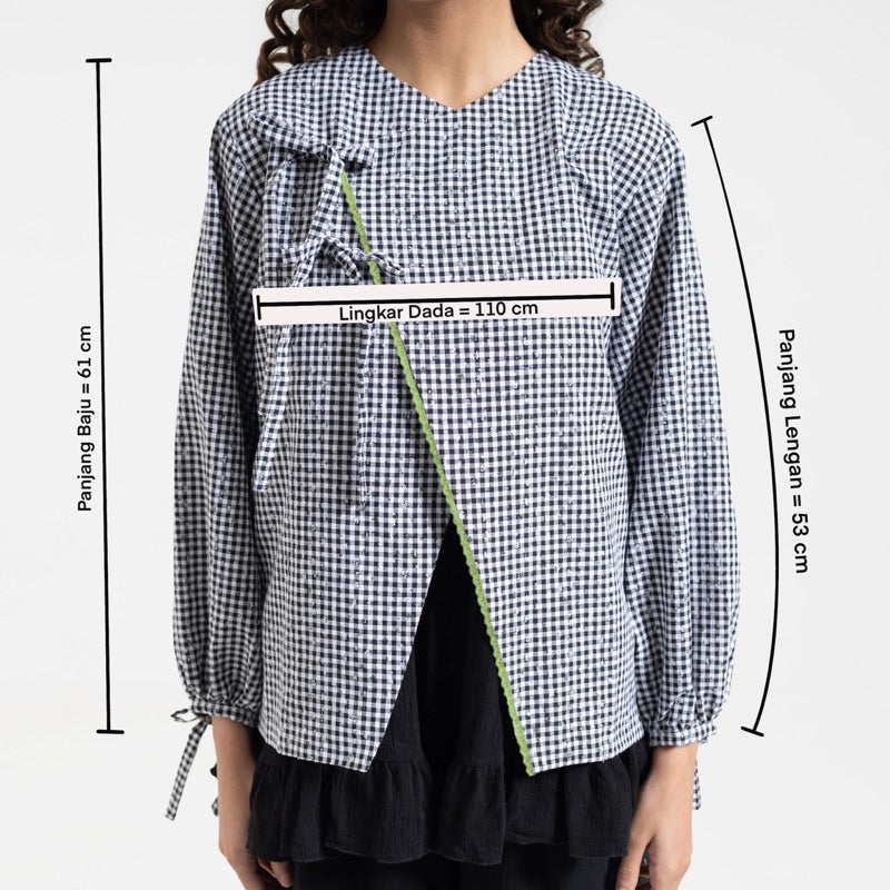 Belle Blouse Black - Saya Saya