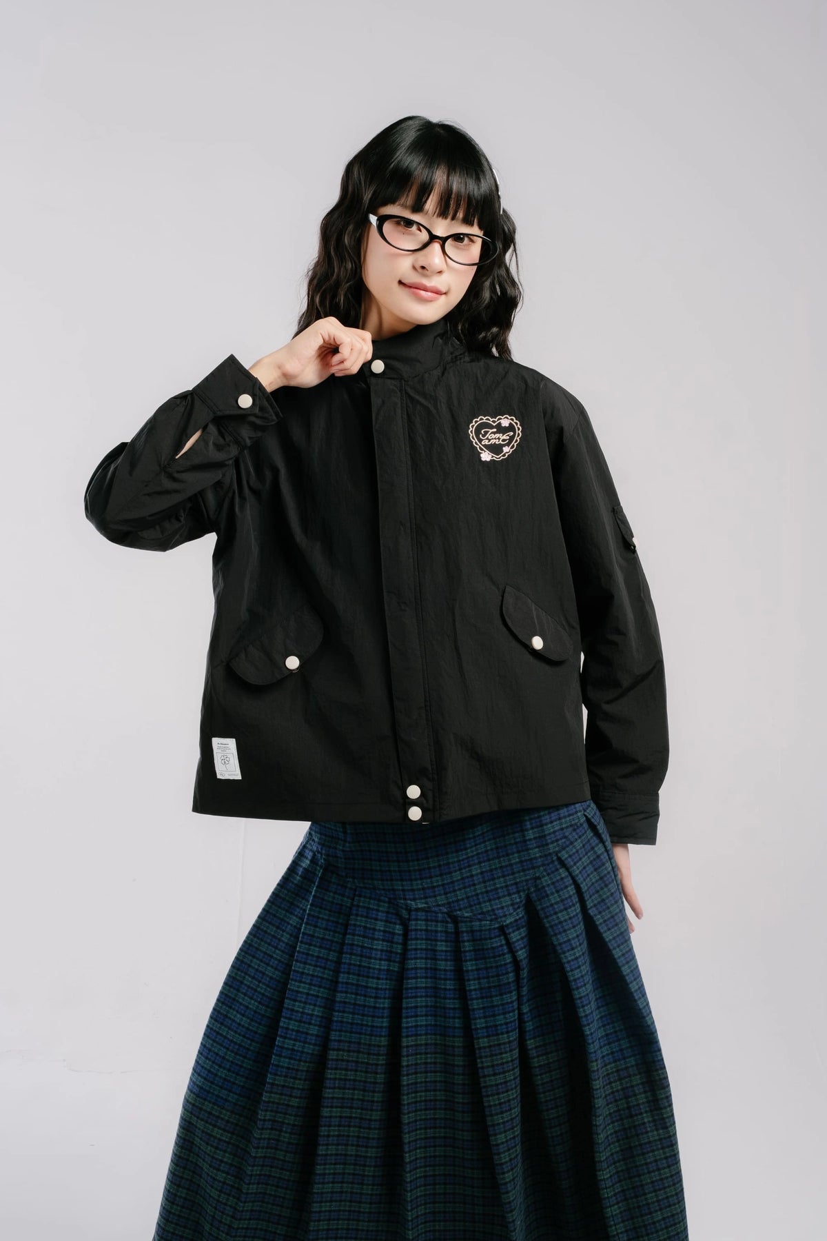Keiko Jacket Basic Black - Tome Ame