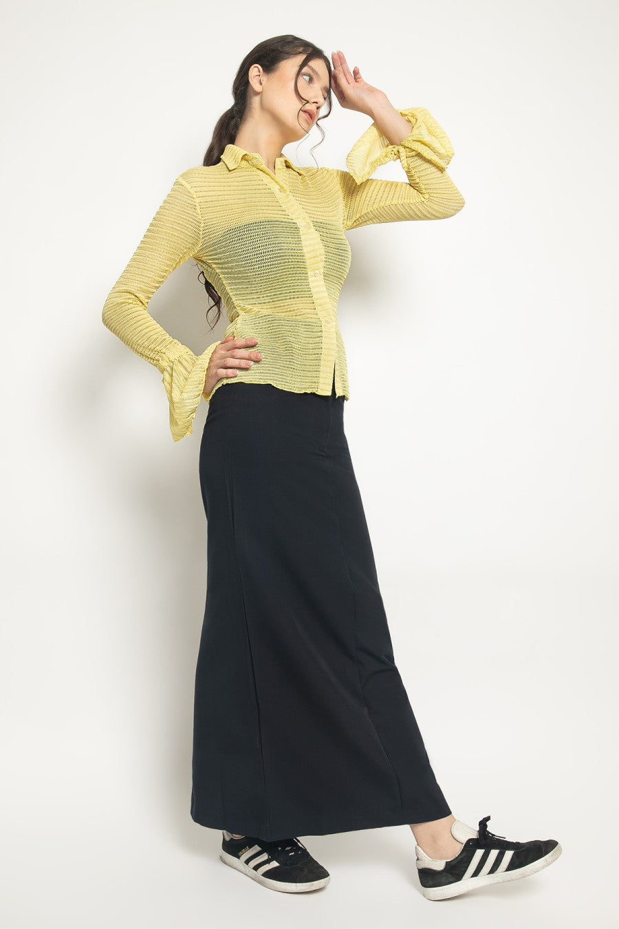 Jenny Shirt In Yellow - Alexalexa