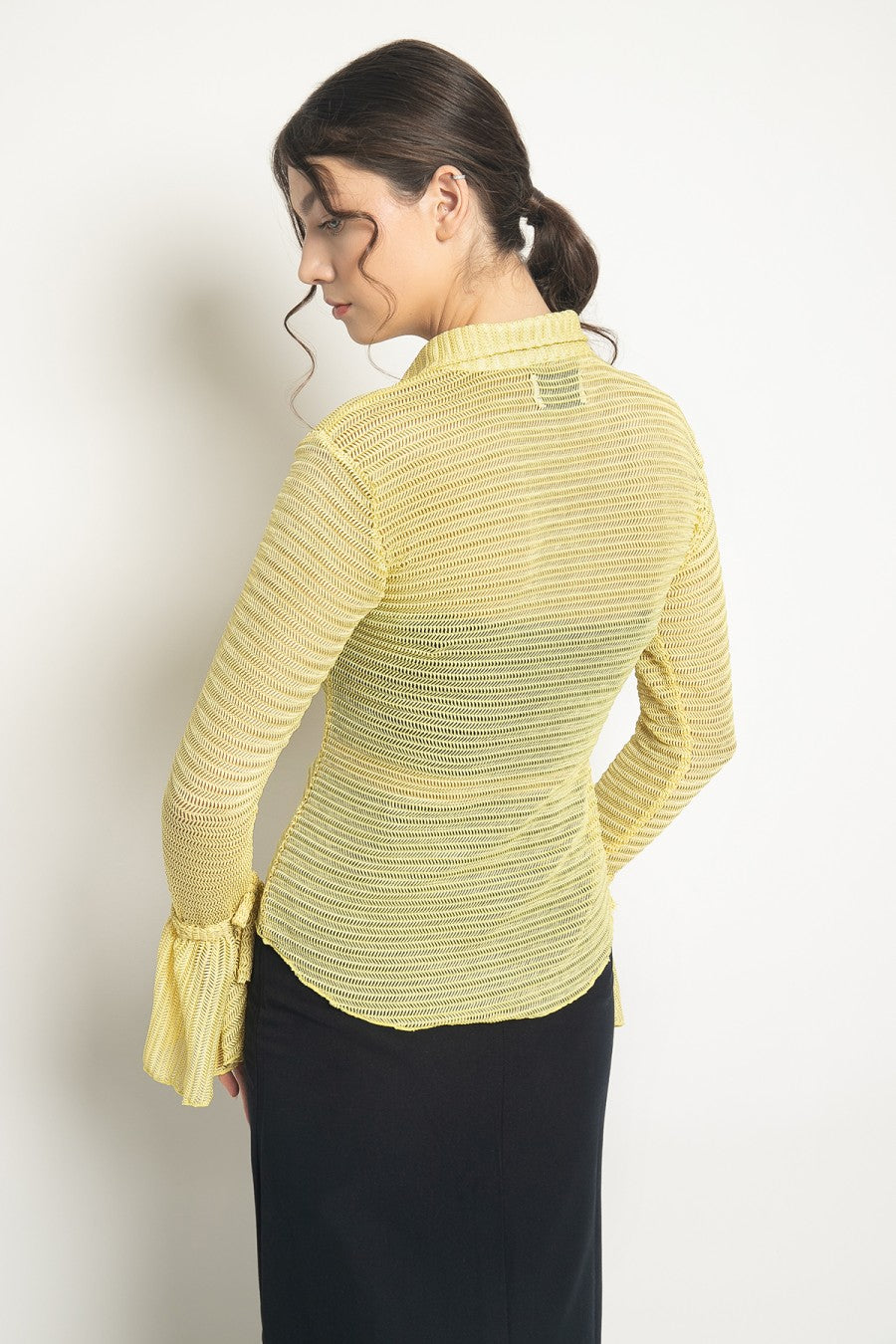Jenny Shirt In Yellow - Alexalexa