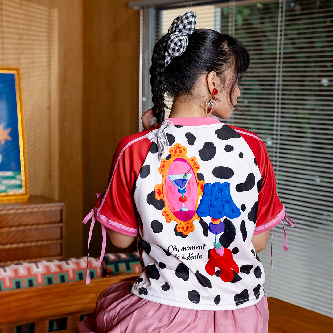''Bubble Bliss'' Crop Top Jersey - Oh.Irv