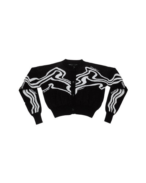 M Cardigan Knit Black - Mader