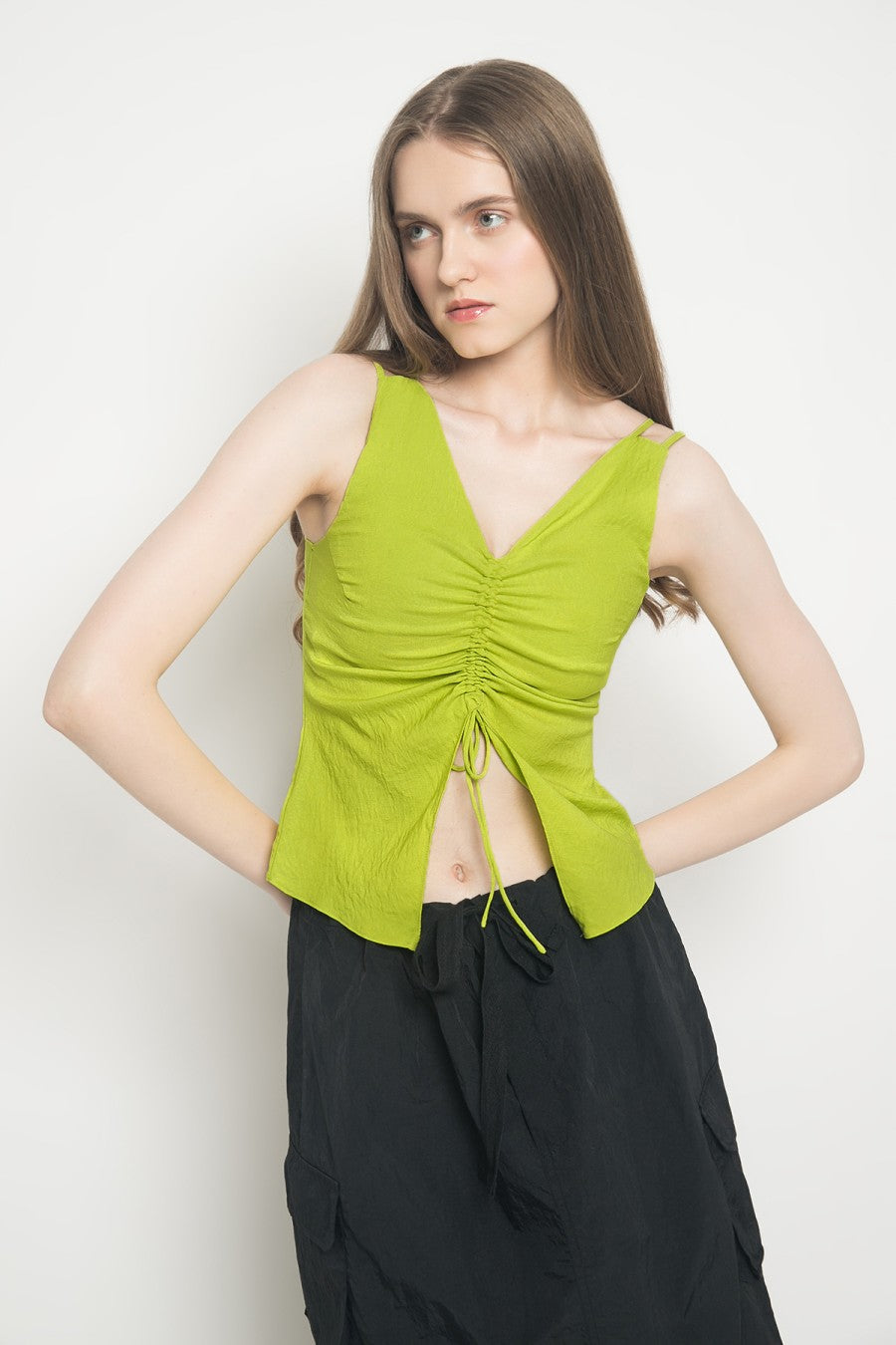 Serena Top Lime Green - Alexalexa