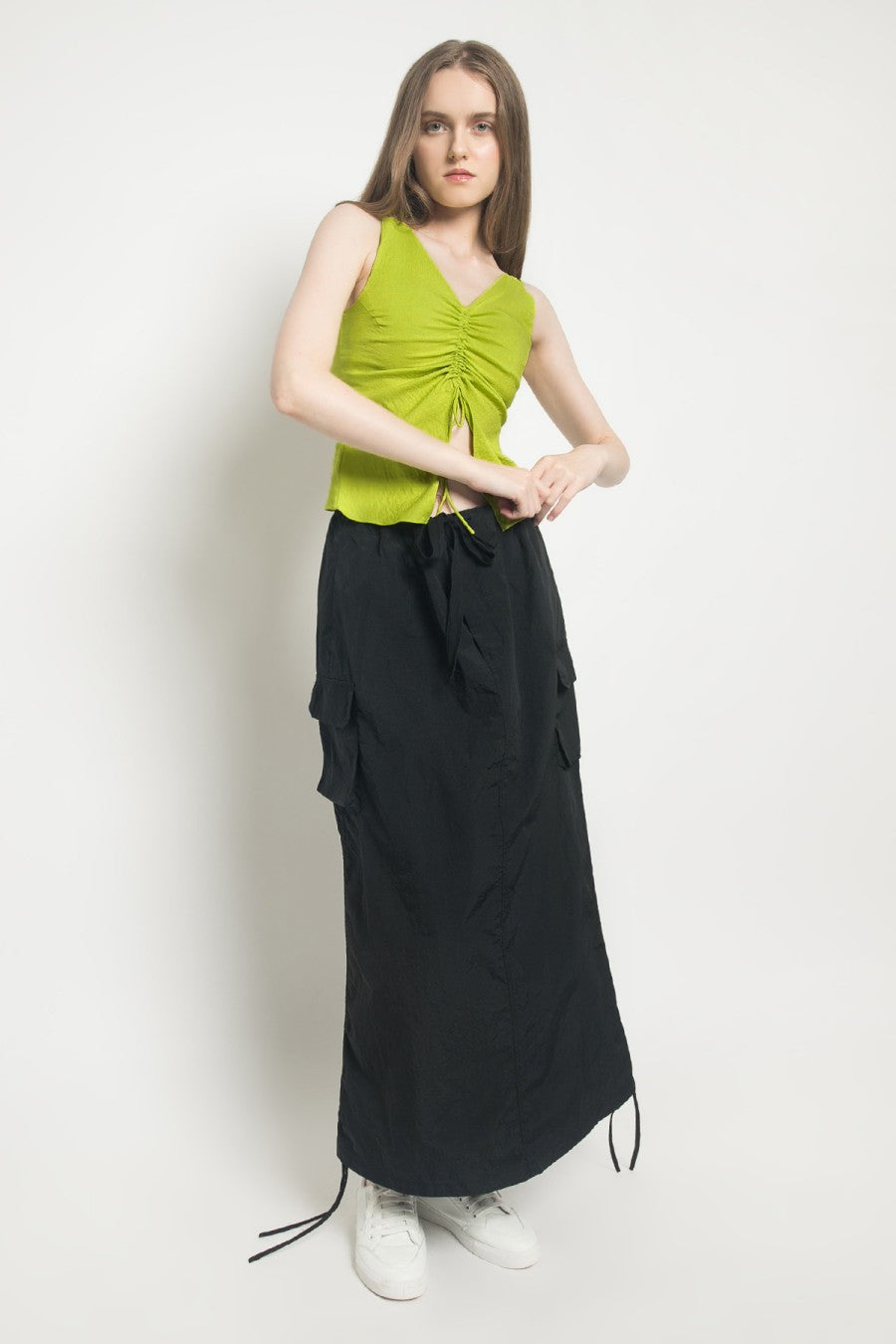 Serena Top Lime Green - Alexalexa