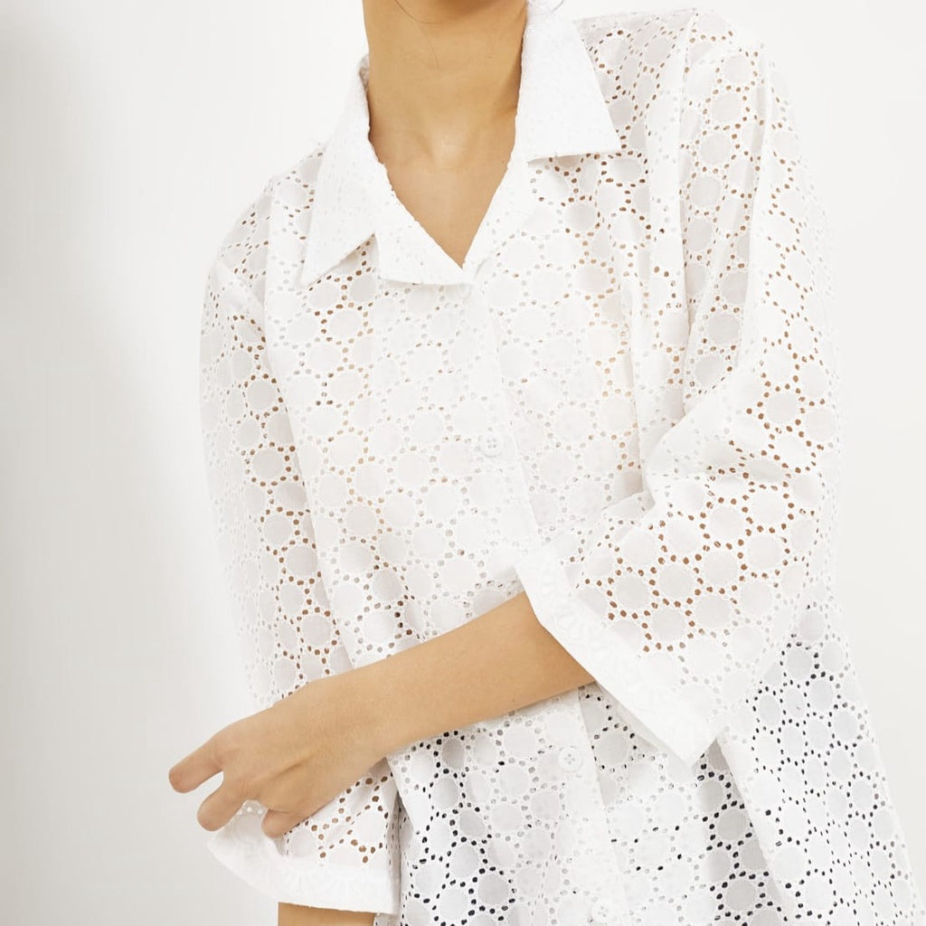 Florencia Shirt White - Pukka