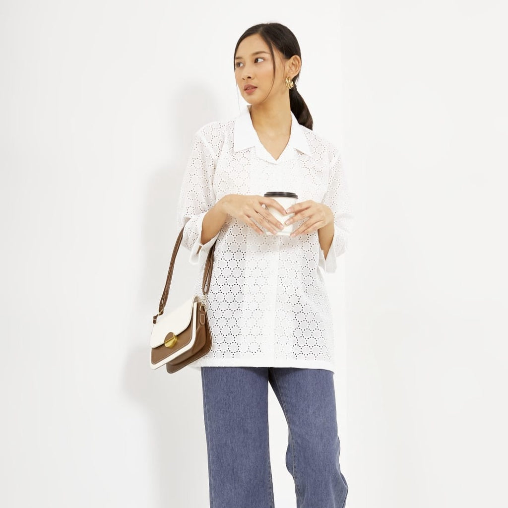 Florencia Shirt White - Pukka