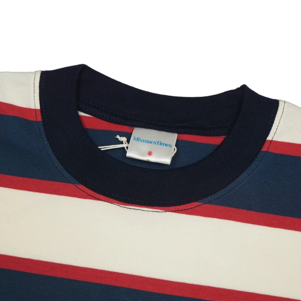 Loki T-Shirt Navy Cream Red - Mixmacstimes