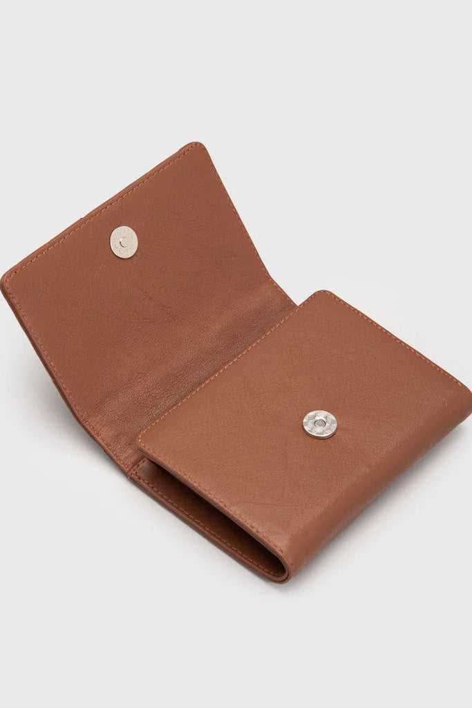 Maite Wallet Genuine Leather Brown - Adorable Projects