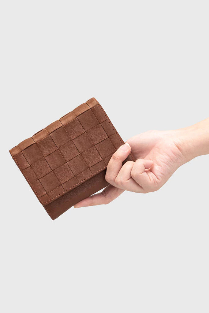 Maite Wallet Genuine Leather Brown - Adorable Projects