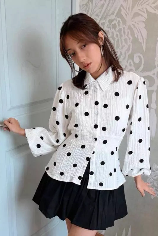 Milly Polka Long Milky White - Bling It On