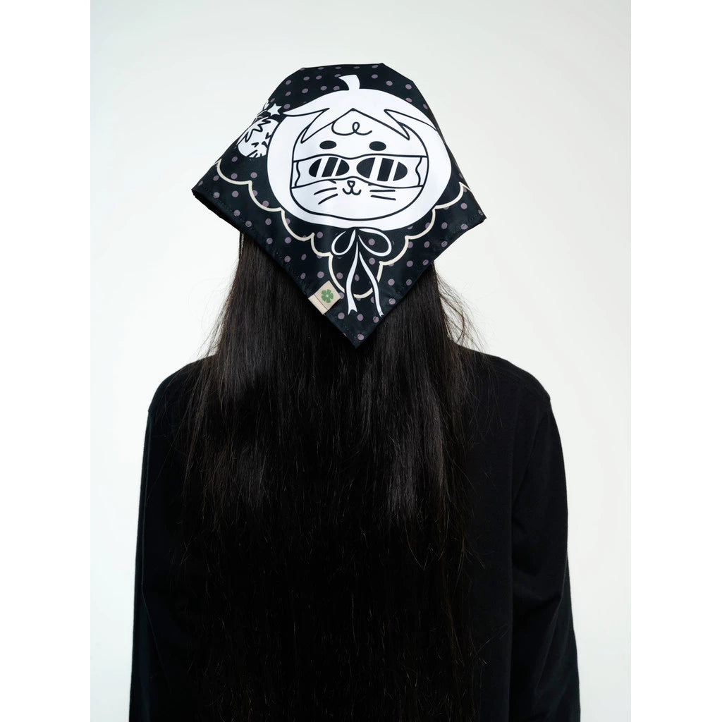 Scarft Dots Of Me Black - Tome Ame