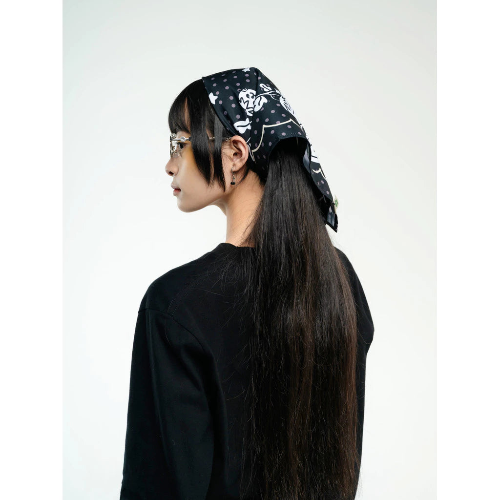 Scarft Dots Of Me Black - Tome Ame