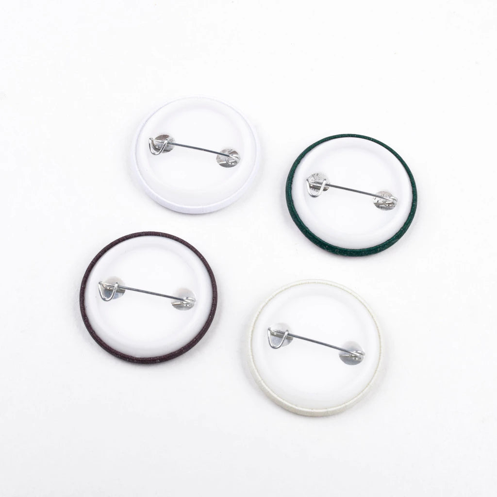 Button Pin Dots Of Me Black - Tome Ame