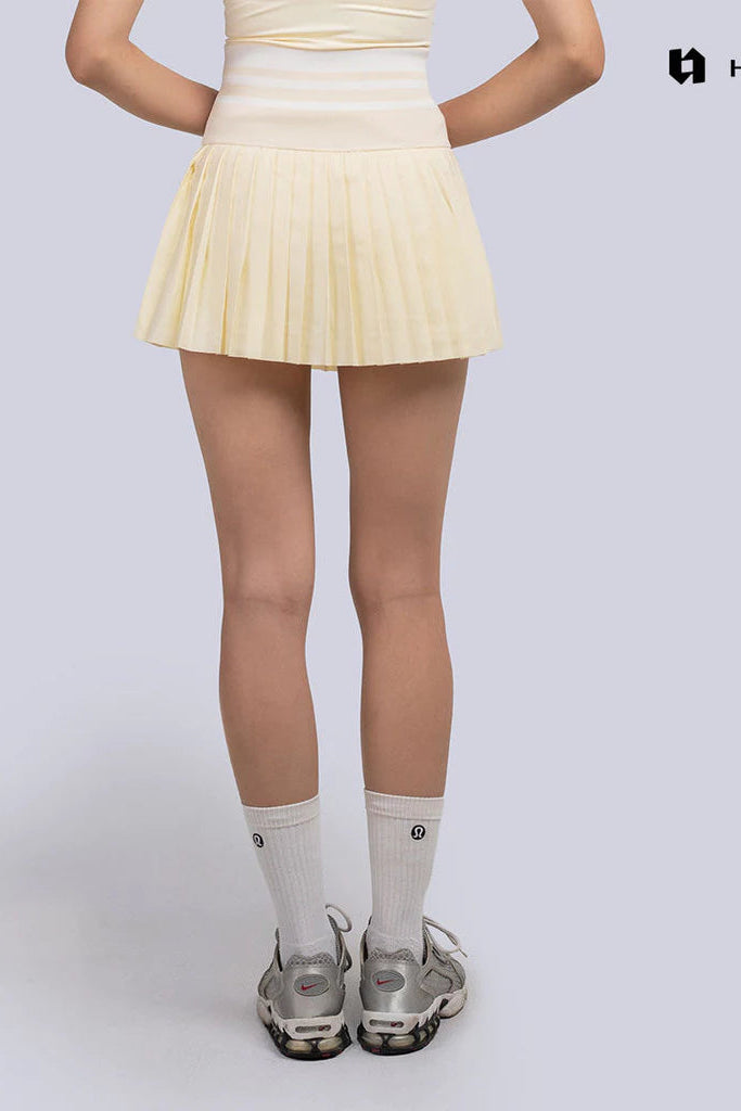 Softpace Pleated Skirt Yellow - Heiji Active