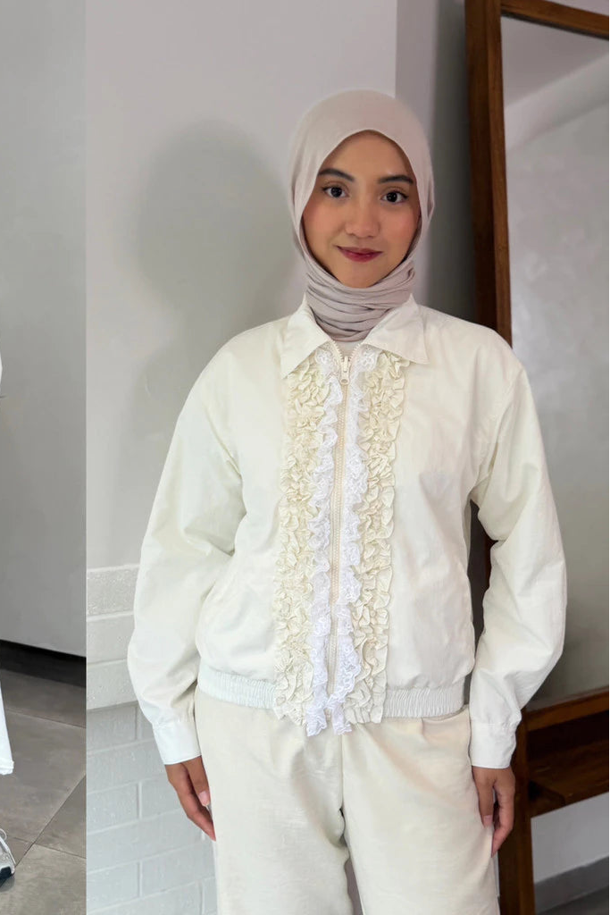 Ilora Lace Jacket Sport White - Bling It On