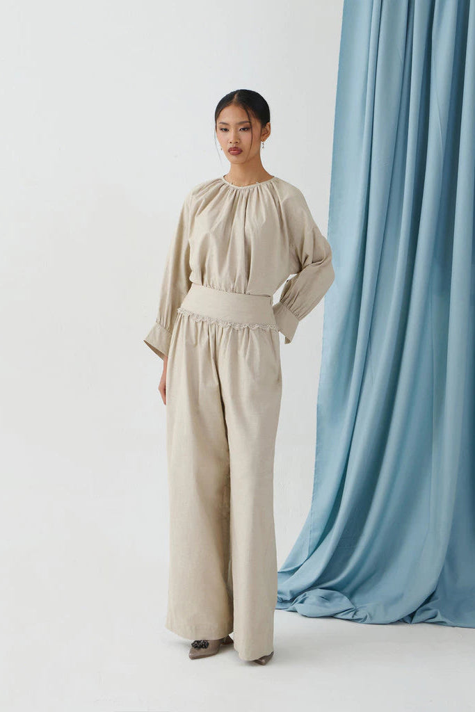 Serena Pants Sand - Acheté de Nous