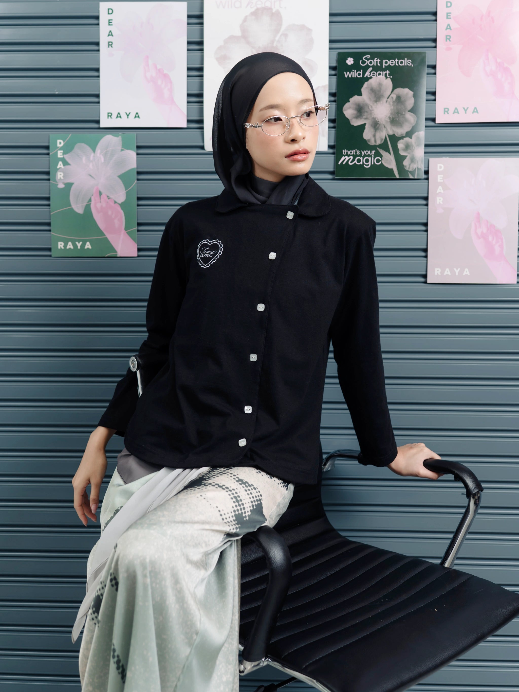 Hikami Longsleeve Black - Tome Ame