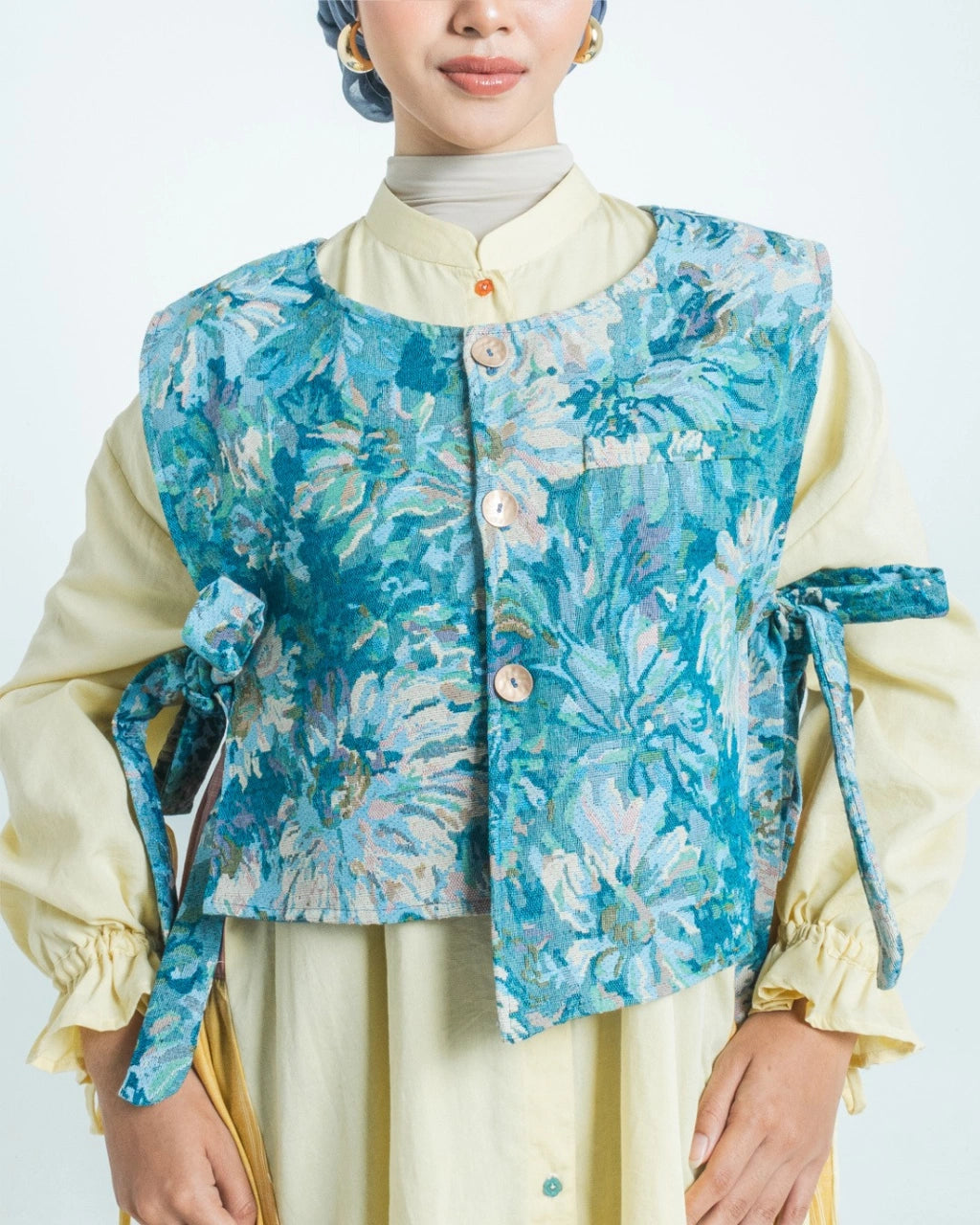 Kirana Vest Blue - Earth Major