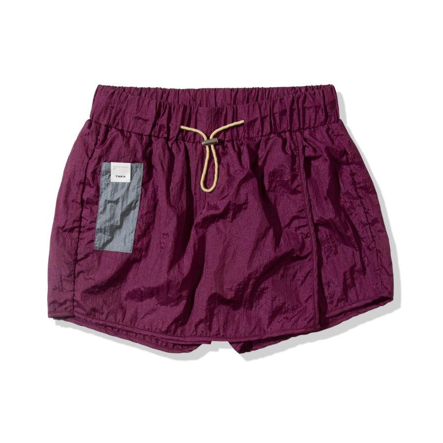 Buggy Nylon Skorts Burgundy