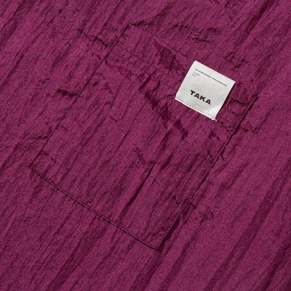 Court Boxy Oversized Shirt Burgundy