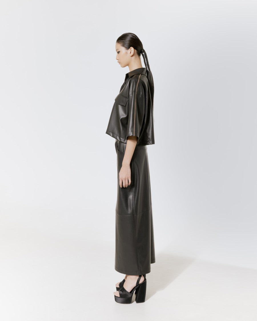 Rae Crop Jacket Black - Litti Studio