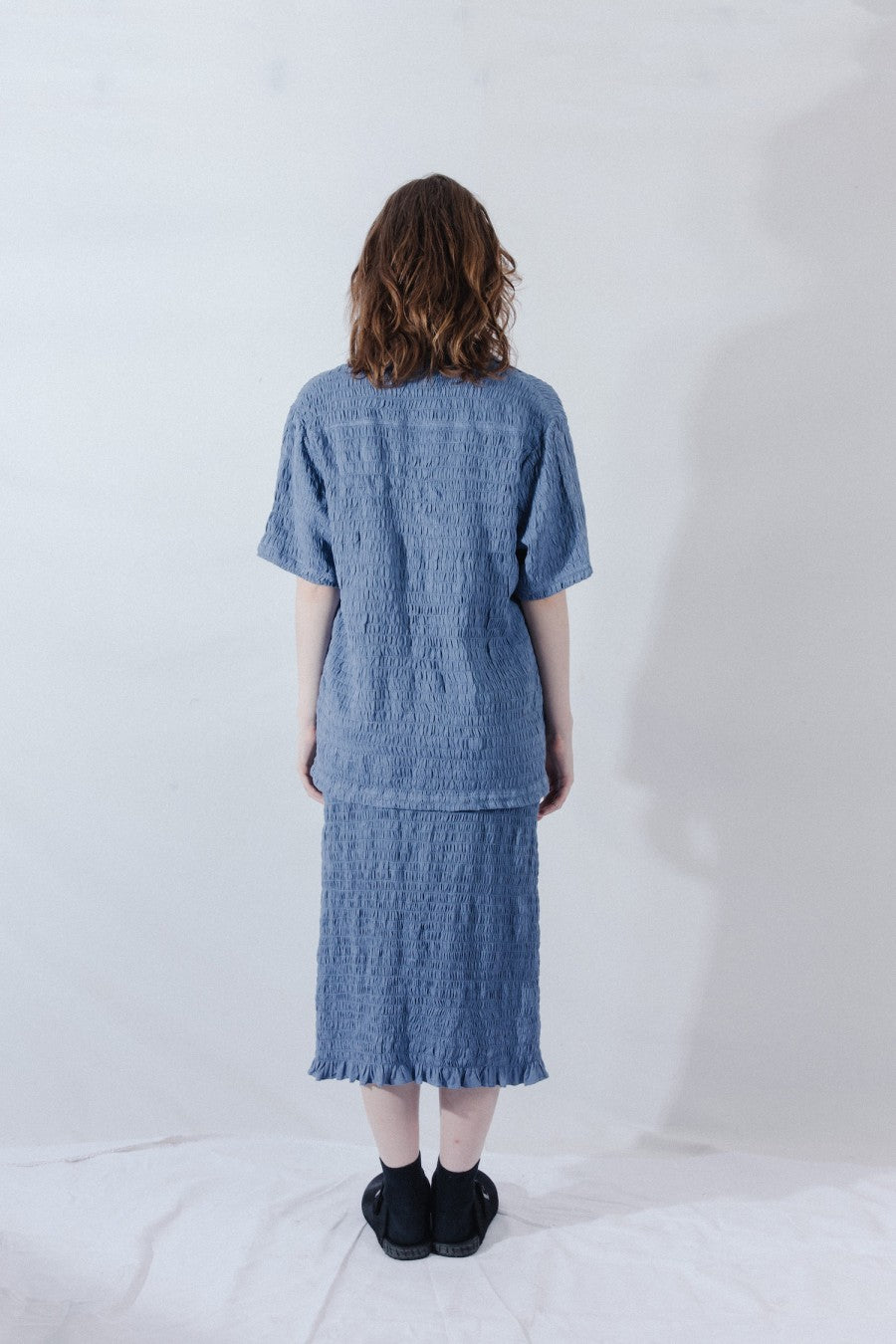 Brunnera Smockk Shirt Blue - Ladouchevita