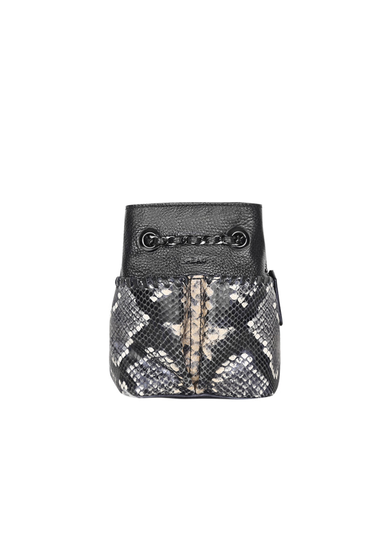 Cloe Black Python - Peau