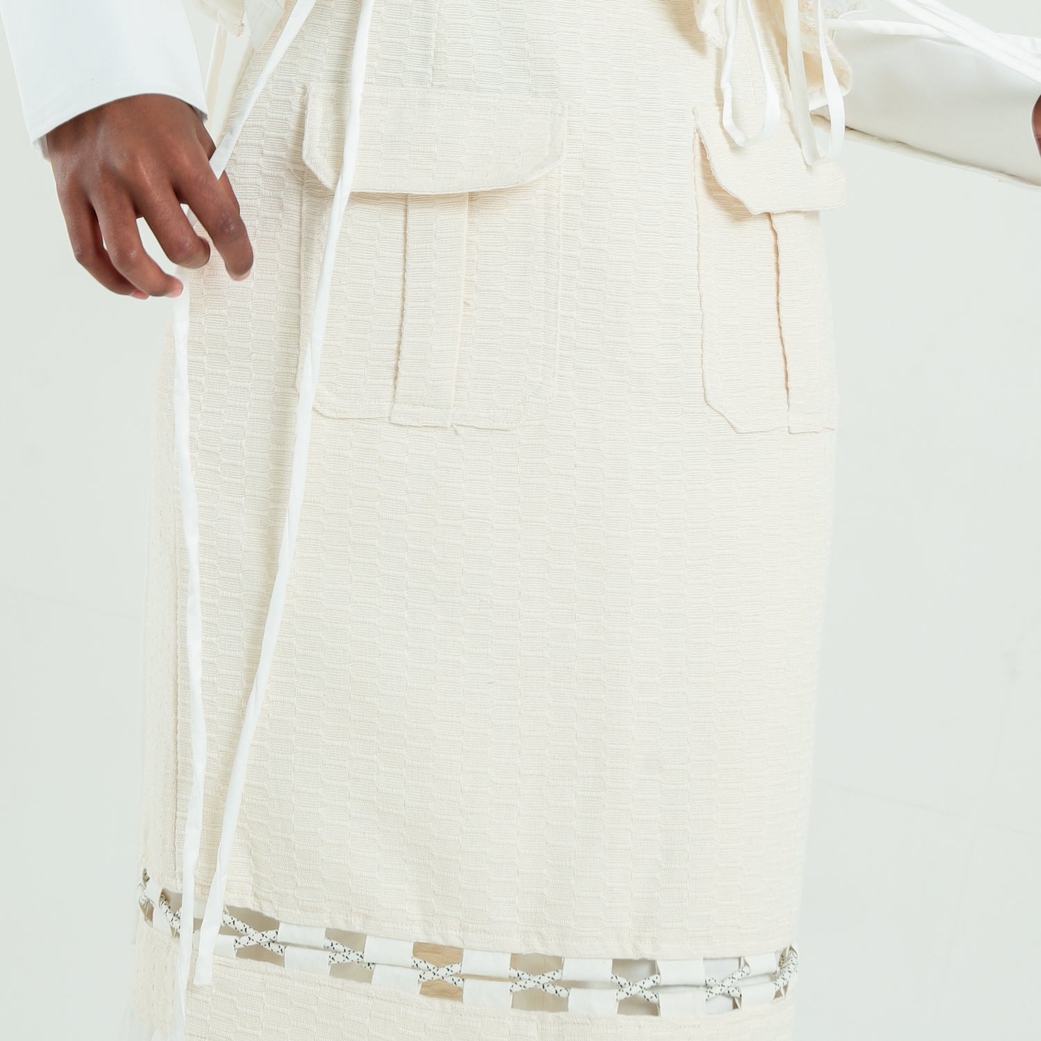 Kano Skirt Broken White - Soe Jakarta